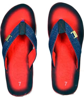 Crazy Bunny - Red Men's Thong Flip Flop