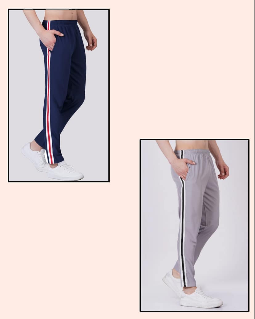 Combo G/N.Blue Rapid-Dry Sports Track Pant