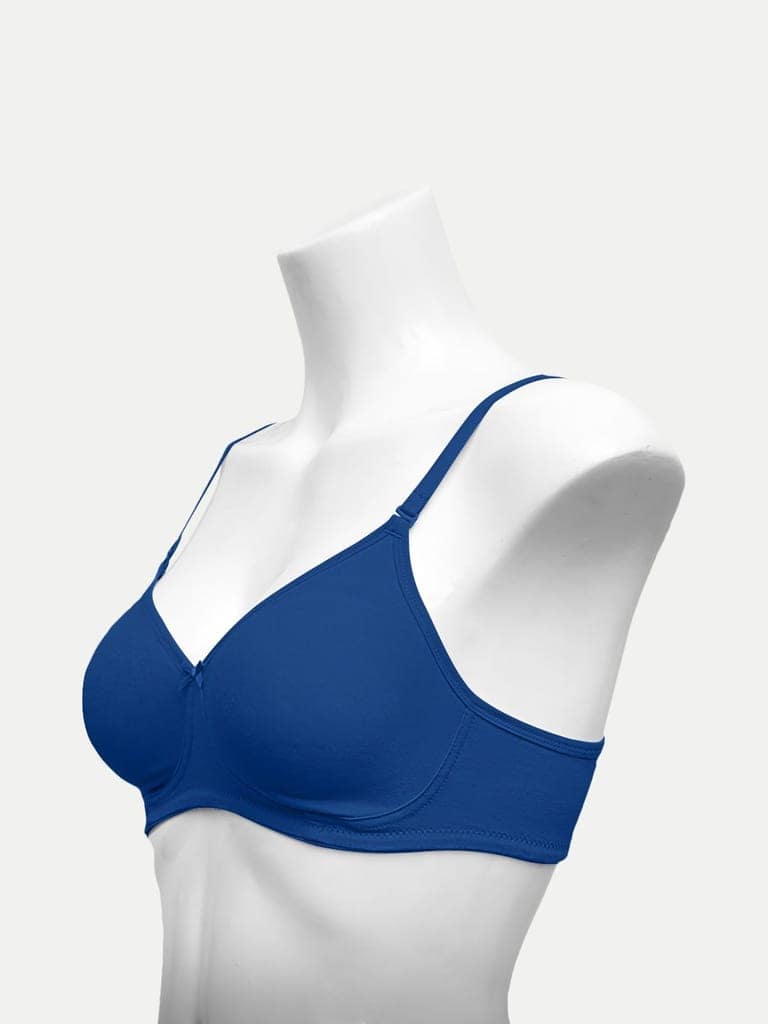 Women Zara Bra Teal Color view 3