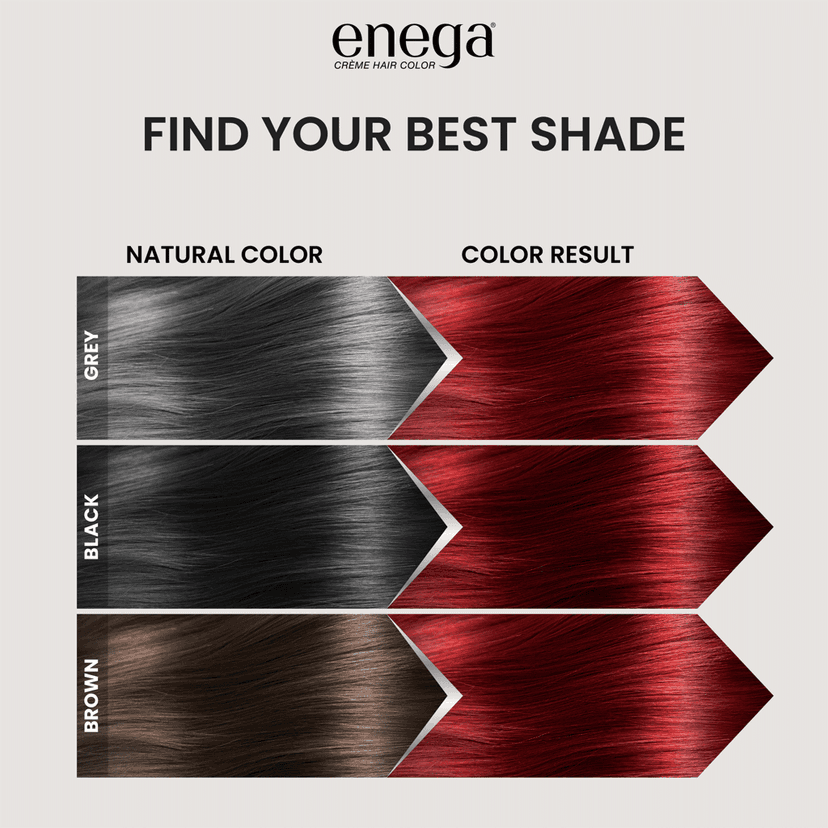 Enega Flame Red Hair Color Cream 150ml | No Ammonia | With Argan Oil and Green Tea Extract | Nourishing and Long Lasting view 6