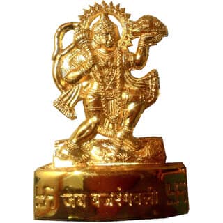 Gold Plated Hanumanji Idol