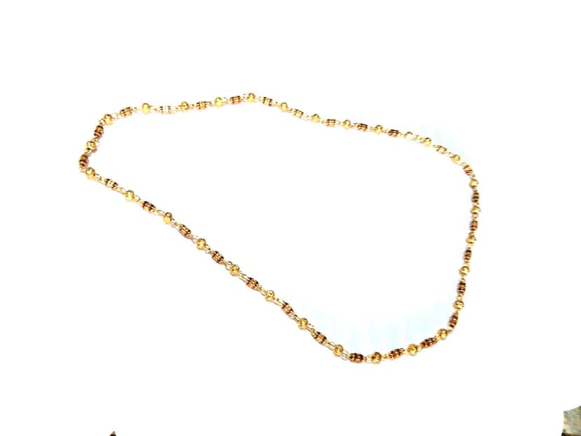 Nawani Trend Gold Plated Chain for Women, Size - 32 cm view 4