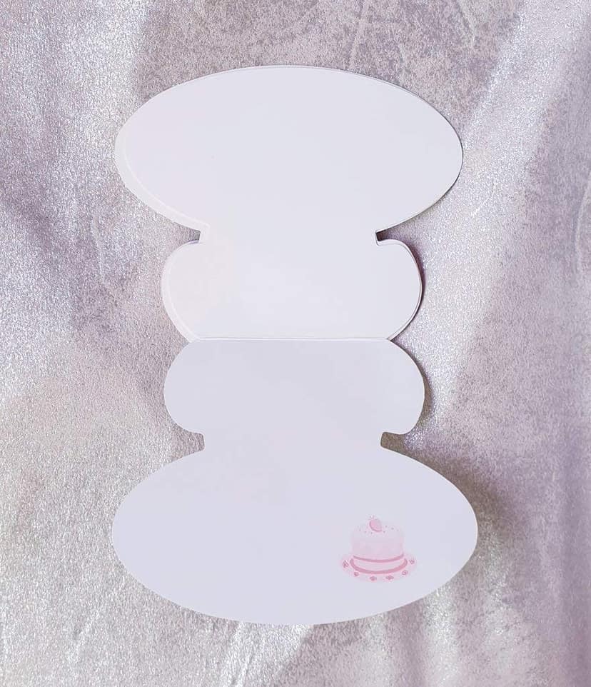 Rack Jack 3D Greeting Card Quirk and Happy Birthday Best Wishing Card Cupcake Glitter with an Envelope view 4