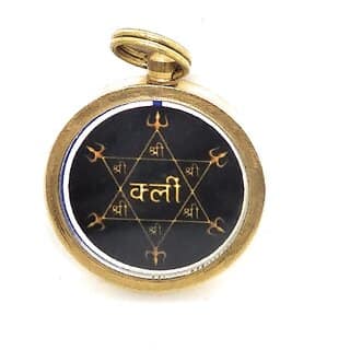 Ashtadhatu Klin Vashikaran Yantra Locket In Gold Plated For Impress Attract Any Person You Want