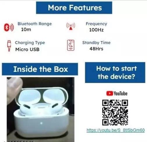Wireless Earbuds with Charging Case for Premium Audio Experience view 3