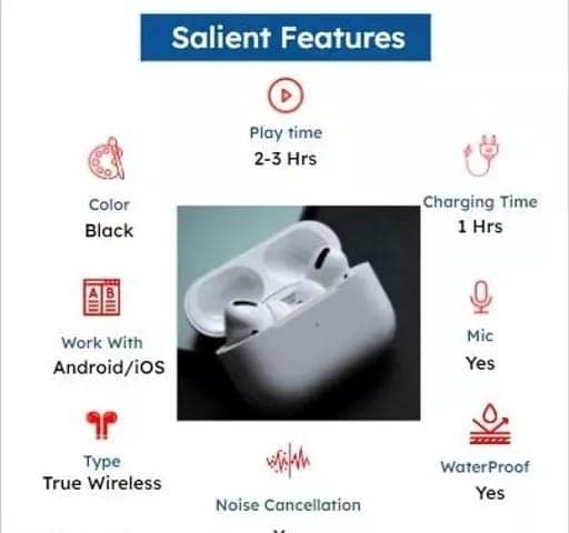 Wireless Earbuds with Charging Case for Premium Audio Experience view 4