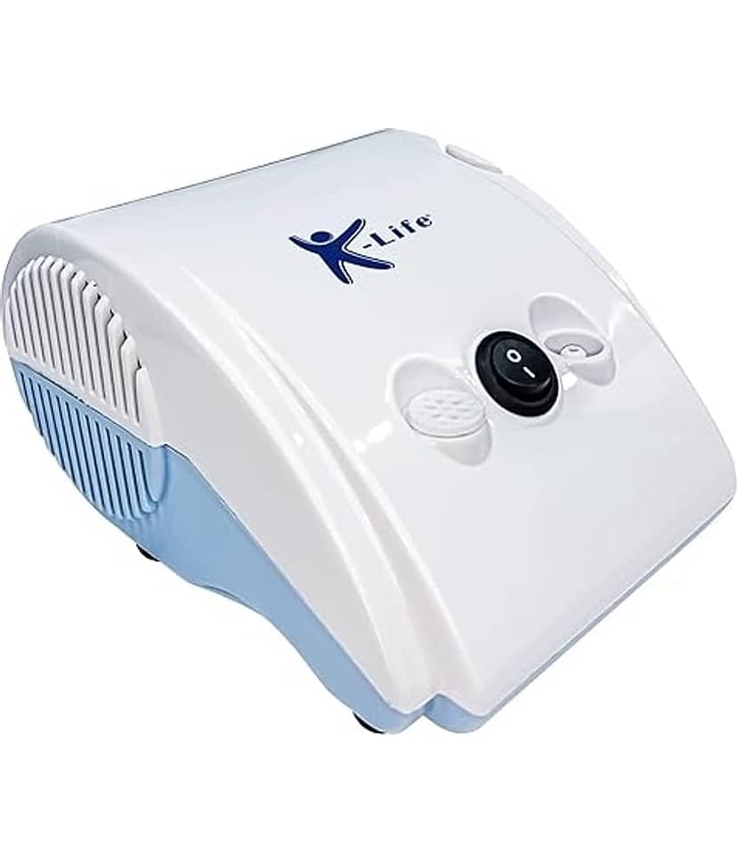 K-life 104-B Steam Respiratory Machine Kit For Adults & Kids Asthma Inhaler Patients Nebulizer-White