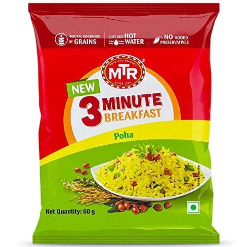 MTR 3 Mins Breakfast Poha Pouch 60 gm