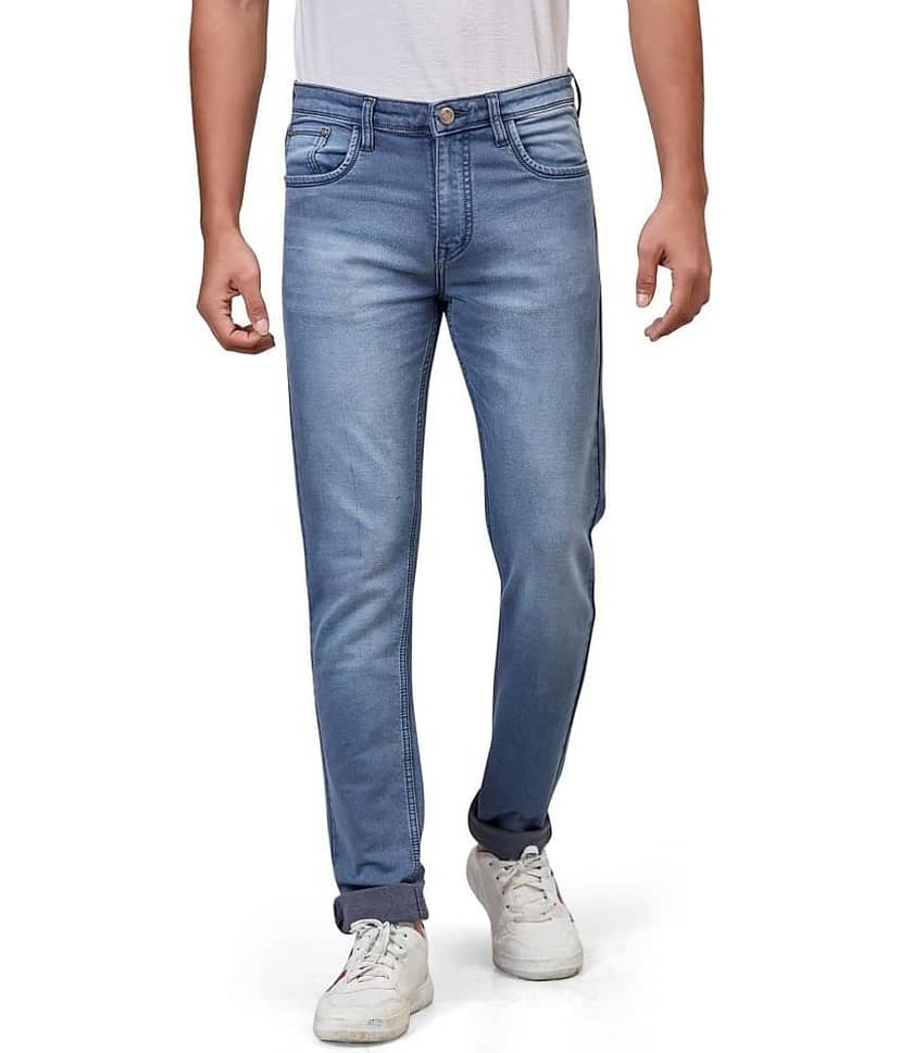 HJ HASASI Blue Regular Fit Jeans