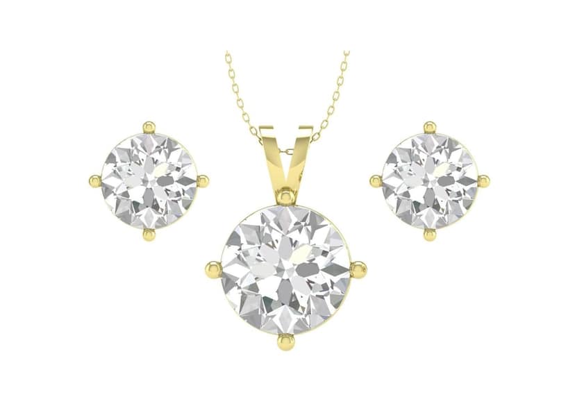 Timeless Round Solitaire Set