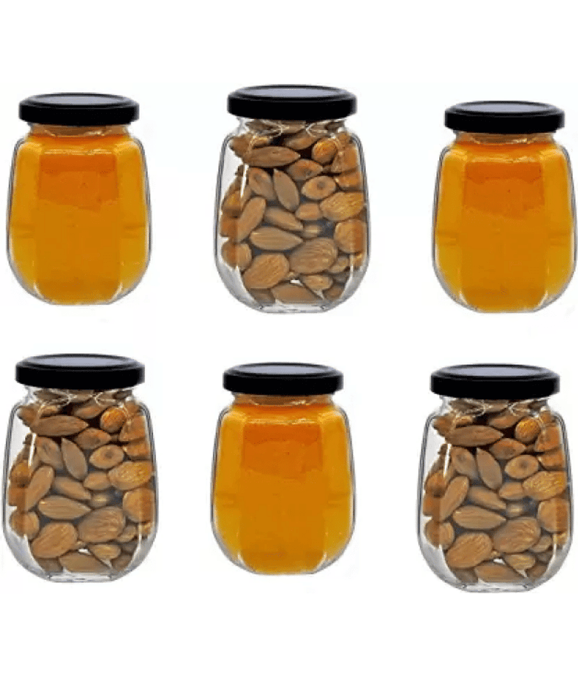 CROCO JAR - Black Glass Food Container ( More Than 10 ) view 2