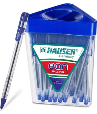 Hauser Eon Ball Pen (Pack Of 50, Blue)