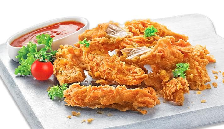 CRUNCHY CHICKEN STRIPS 250g