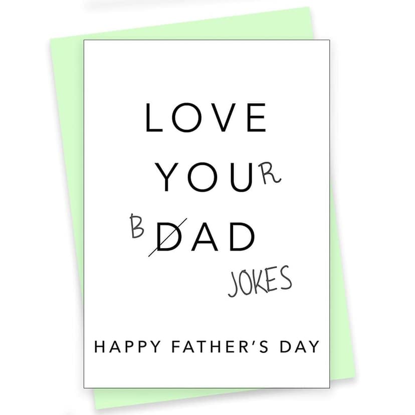 Rack Jack Father's Day Funny Greeting Card - Love Your Bad Jokes