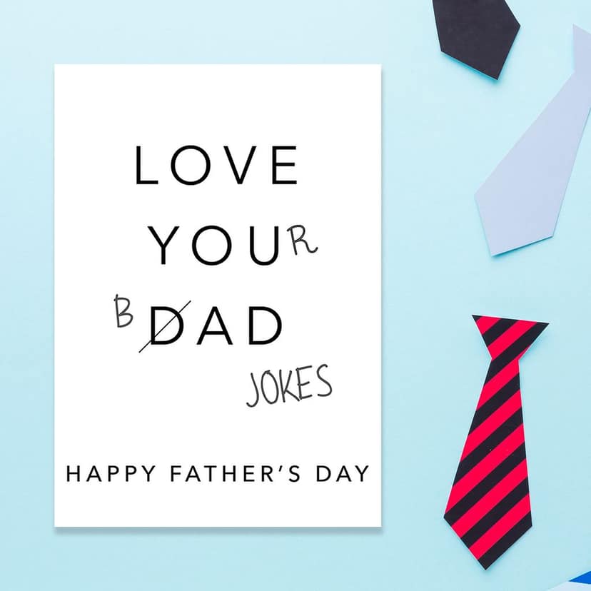 Rack Jack Father's Day Funny Greeting Card - Love Your Bad Jokes view 3