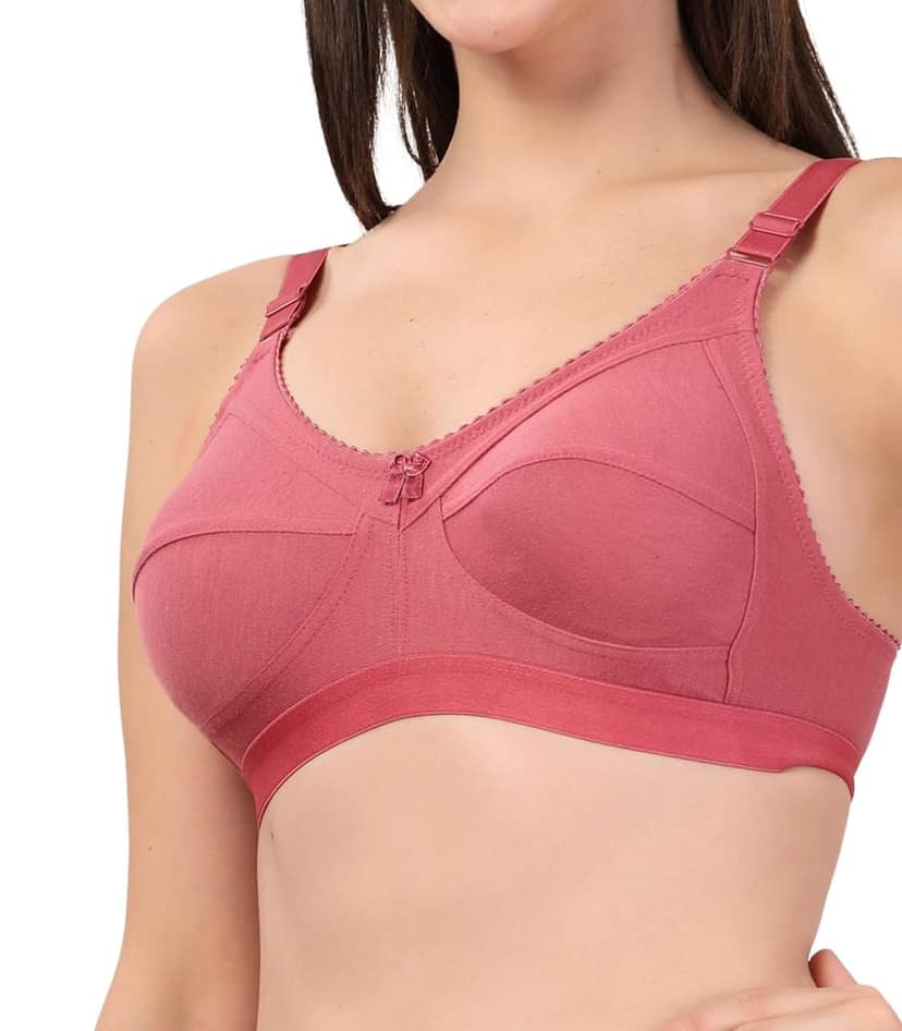 ADORNSTAR Women's Cotton Non-Padded Full Coverage Bra view 4