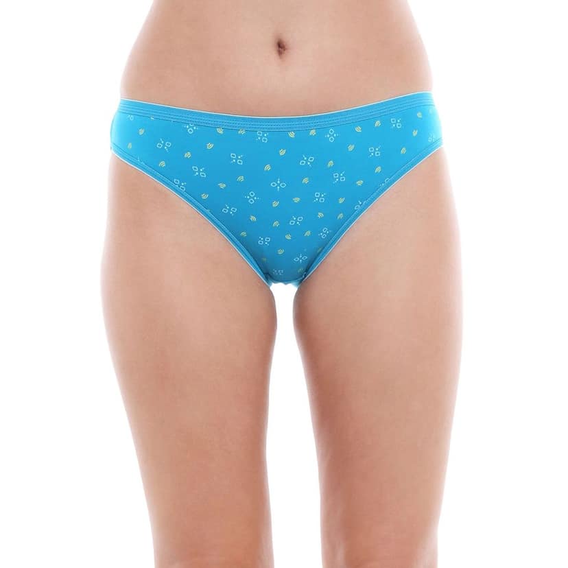 Bodycare women's combed cotton assorted Bikini Panty Pack of 3 ( 500D ) view 2