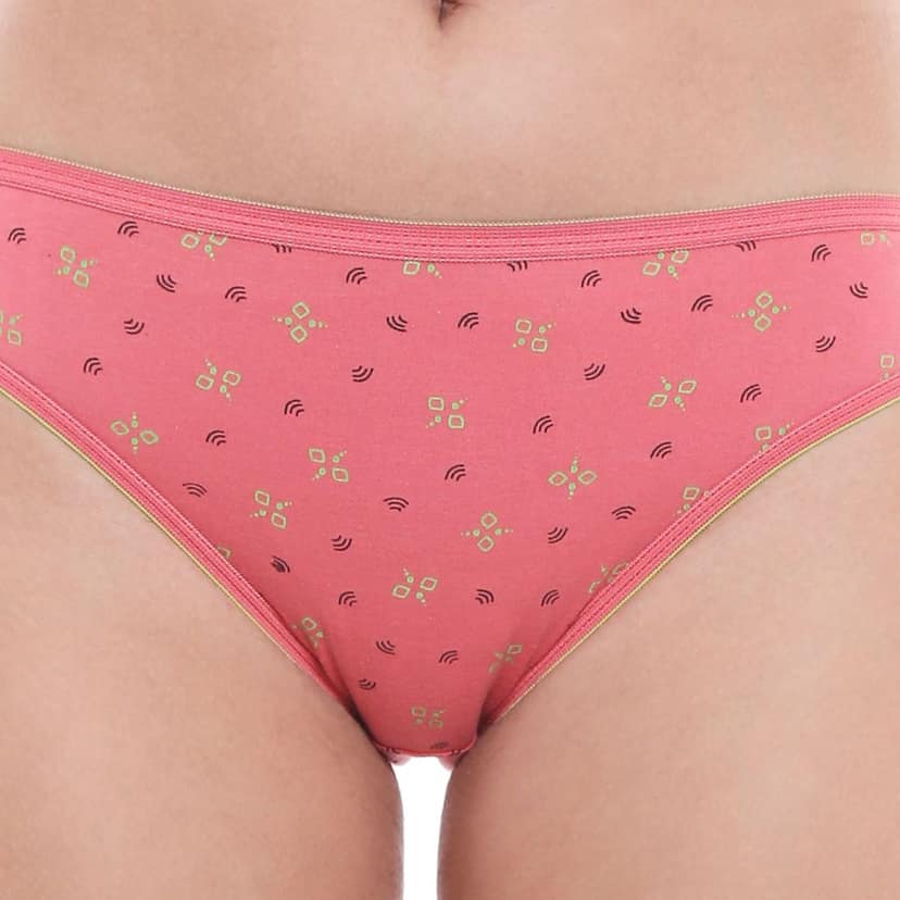 Bodycare women's combed cotton assorted Bikini Panty Pack of 3 ( 500D ) view 6