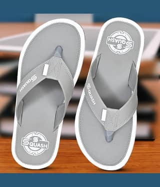 Squash - Grey Men's Thong Flip Flop