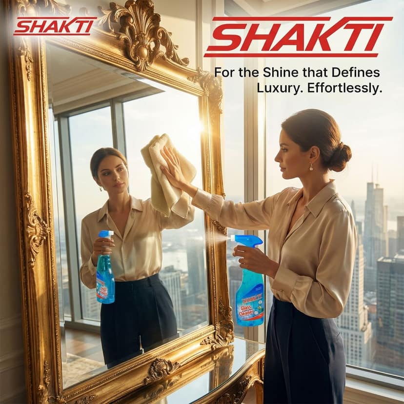 SHAKTI Glass & Multi Surface Cleaner 500 Ml - 5 Pcs Combo view 6