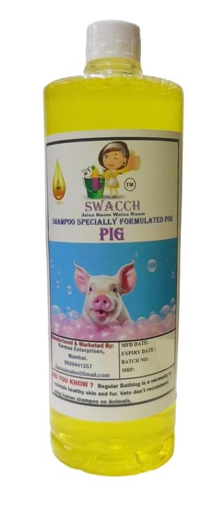 Swacch Shampoo Specially Formulated for Pig (1 Litre) Lemon
