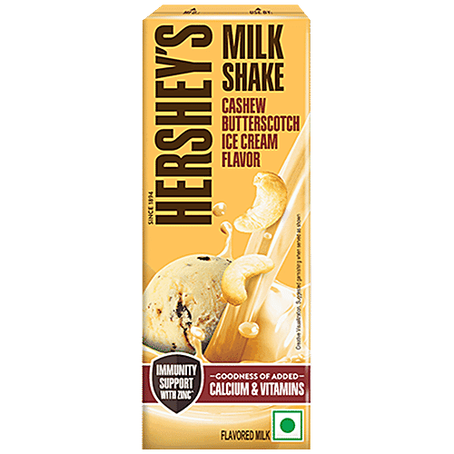 Hersheys Milkshake - Cashew Butterscotch Ice Cream Flavor, 180 ml
