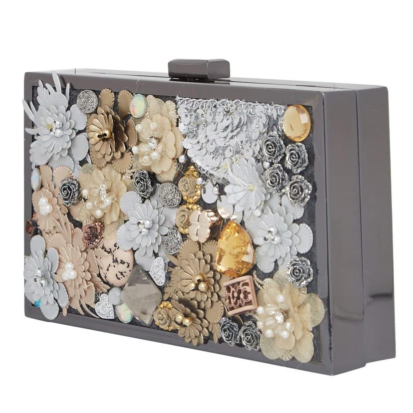 Vdesi Women'S Clutch (Pewter) view 2