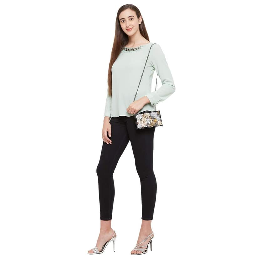 Vdesi Women'S Clutch (Pewter) view 3