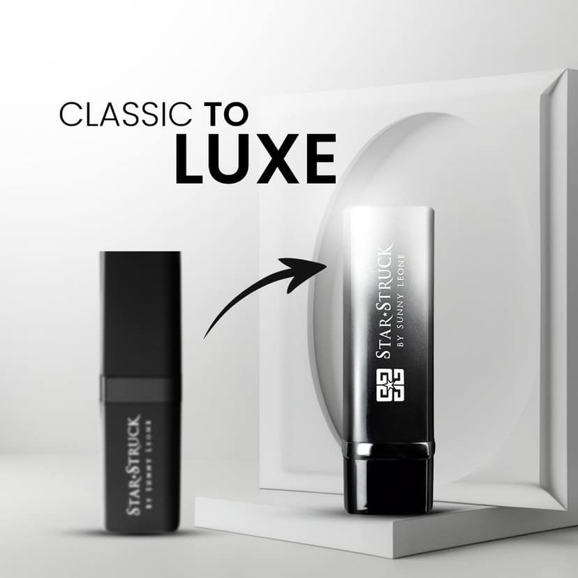 Star Struck by Sunny Leone Luxe Matte Lipstick - Coralicious, 4.2g view 3