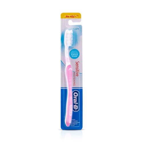 Oral-B Tooth Brush Sensitive - Whitening Soft, 1 Pc view 2