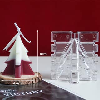 Christmas Tree Style Candle Mold