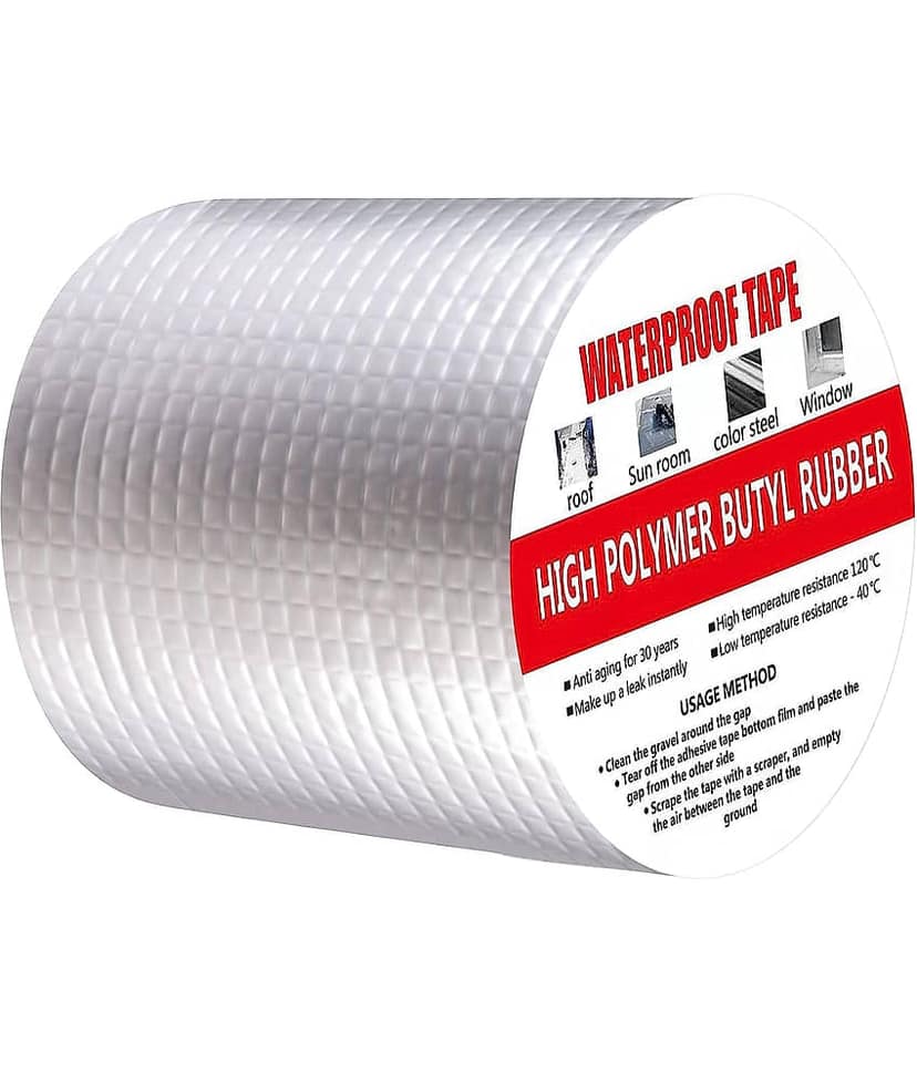 Super Strong Waterproof Butyl Rubber Tape for Roof, Window, Pipe Leak Repair – High Adhesion & Heat Resistant Sealant Roll