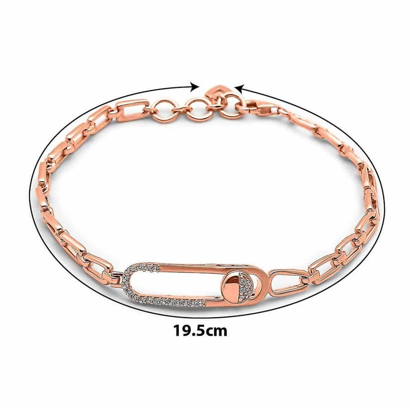 Rose Gold Flash-Pin Bracelet view 6