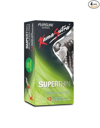 KamaSutra Superthin Condom, 12s [Discreet Packaging]