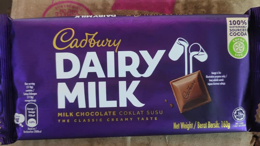 Cadbury dairy milk chocolate