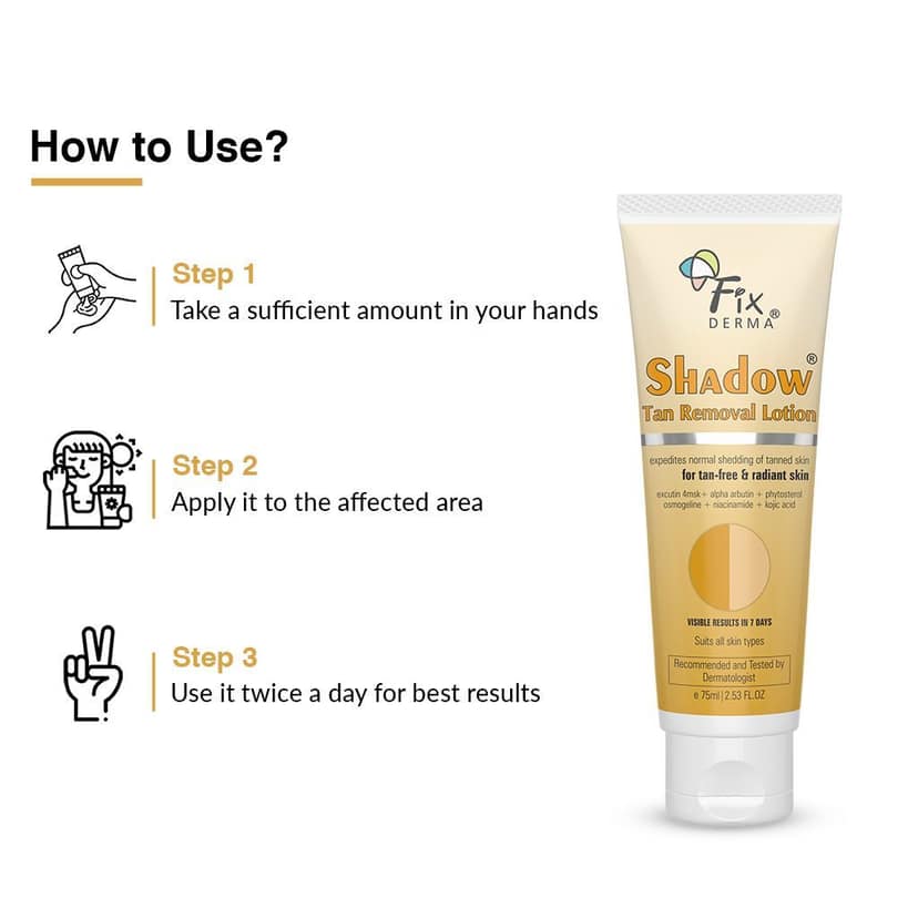 Fixderma Shadow Tan Removal Lotion view 6