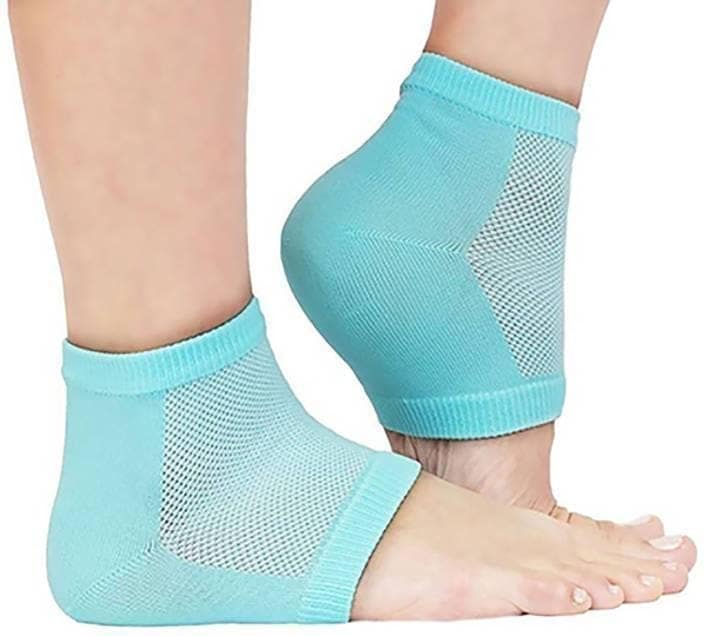 Heel Pain Relief Silicone Gel Heel Socks (Multicolor) view 2