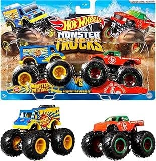 Monster Truck 1:64 DD 2-PK Assortment, Multicolor