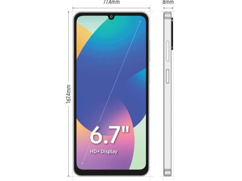 Samsung F06 5G Smartphone, 4GBRAM, 128GB Storage - Bahama Blue view 3