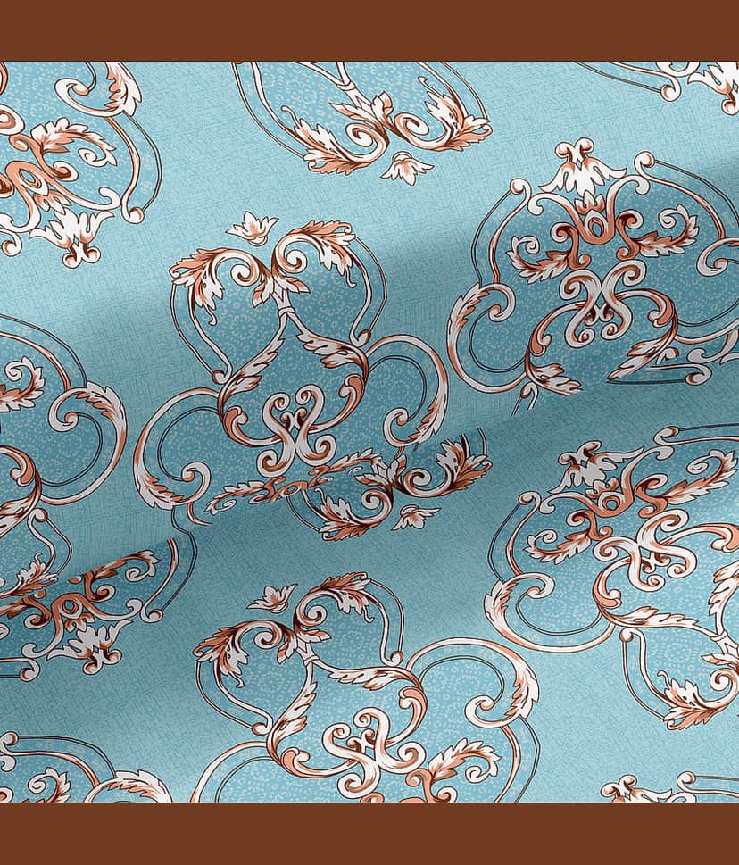 HONOR YOUR HOME Poly Cotton 1 Double Bedsheet with 2 Pillow Covers ( Blue ) view 2