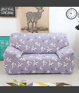 House Of Quirk 3 Seater Poly Cotton Single Sofa Cover Set