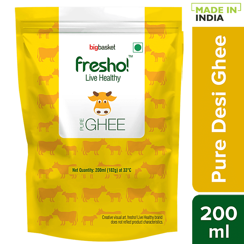 Fresho Pure Ghee/Tuppa, 200 ml