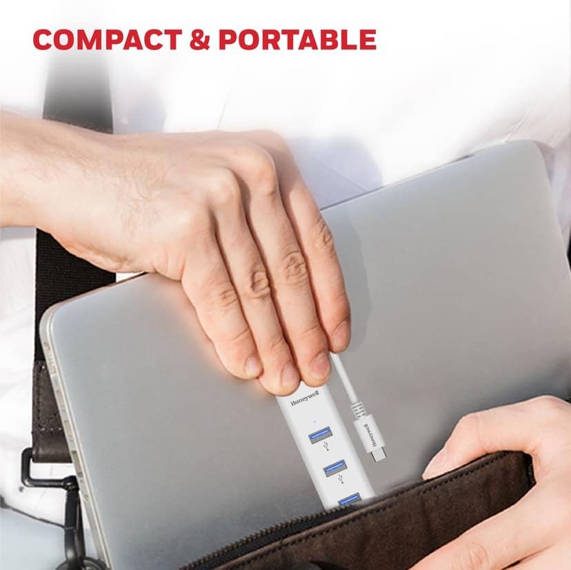 Type C to USB 3.0 Hub Honeywell view 3