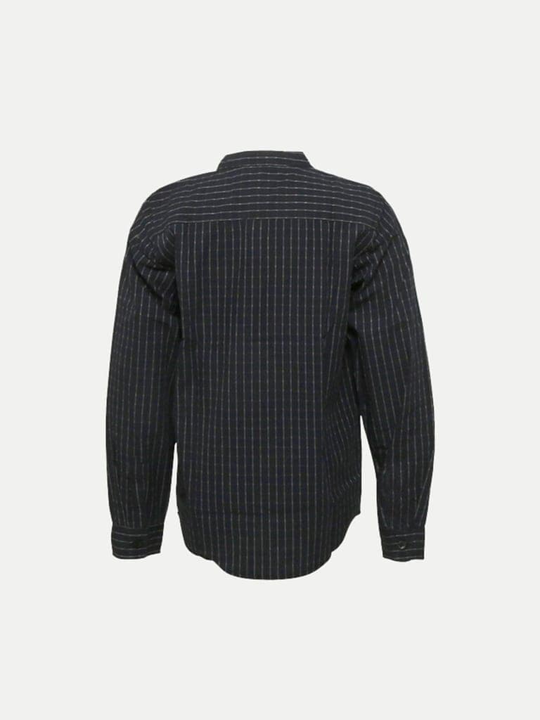 Boys Black Pin-check Shirt view 4
