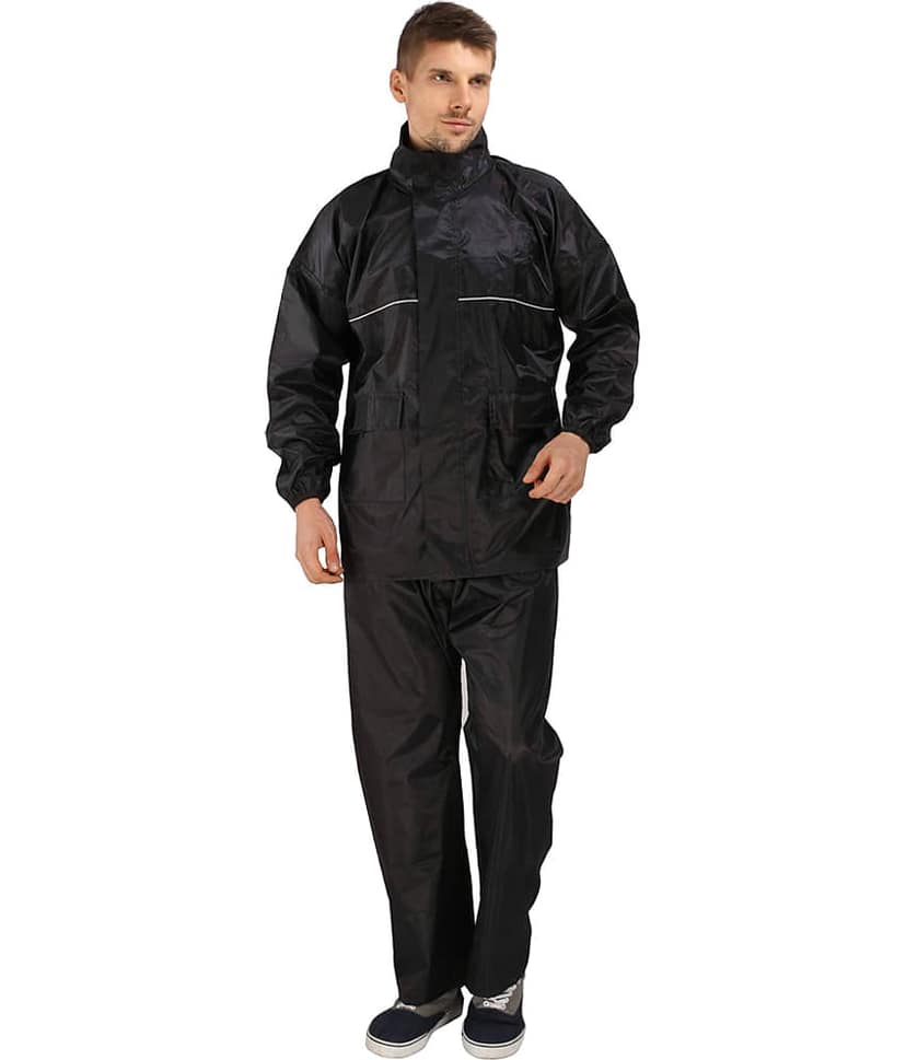 Goodluck Raincoat Set - Navy view 2