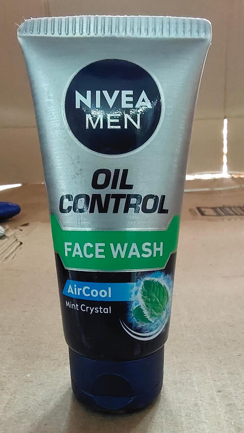 Nivea men oil control face wash aircool mint crystal