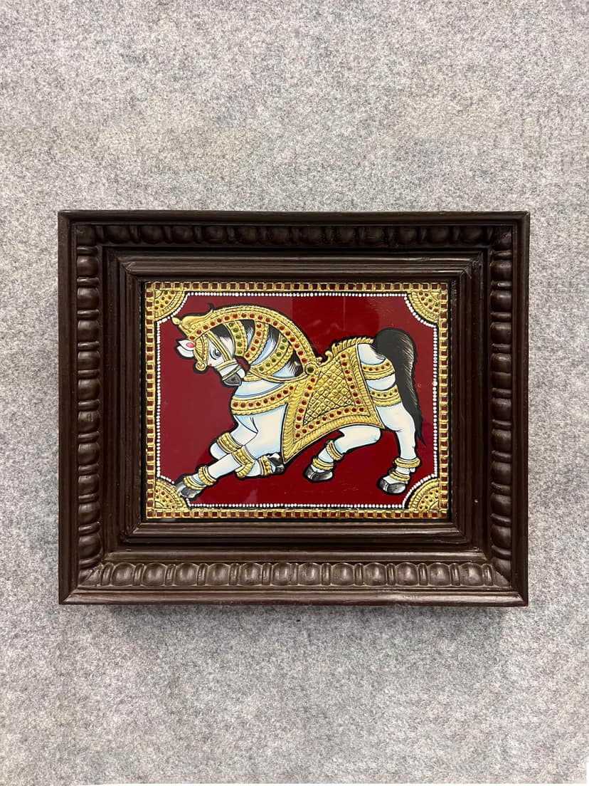 Horse - With Frame 13 x 11