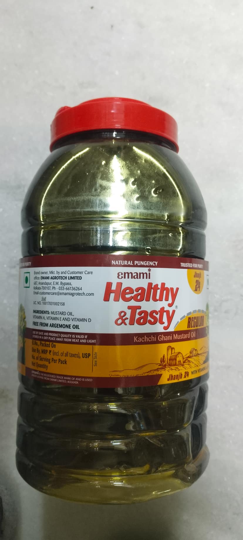 Emami health & tasty mustard oil 2 litre