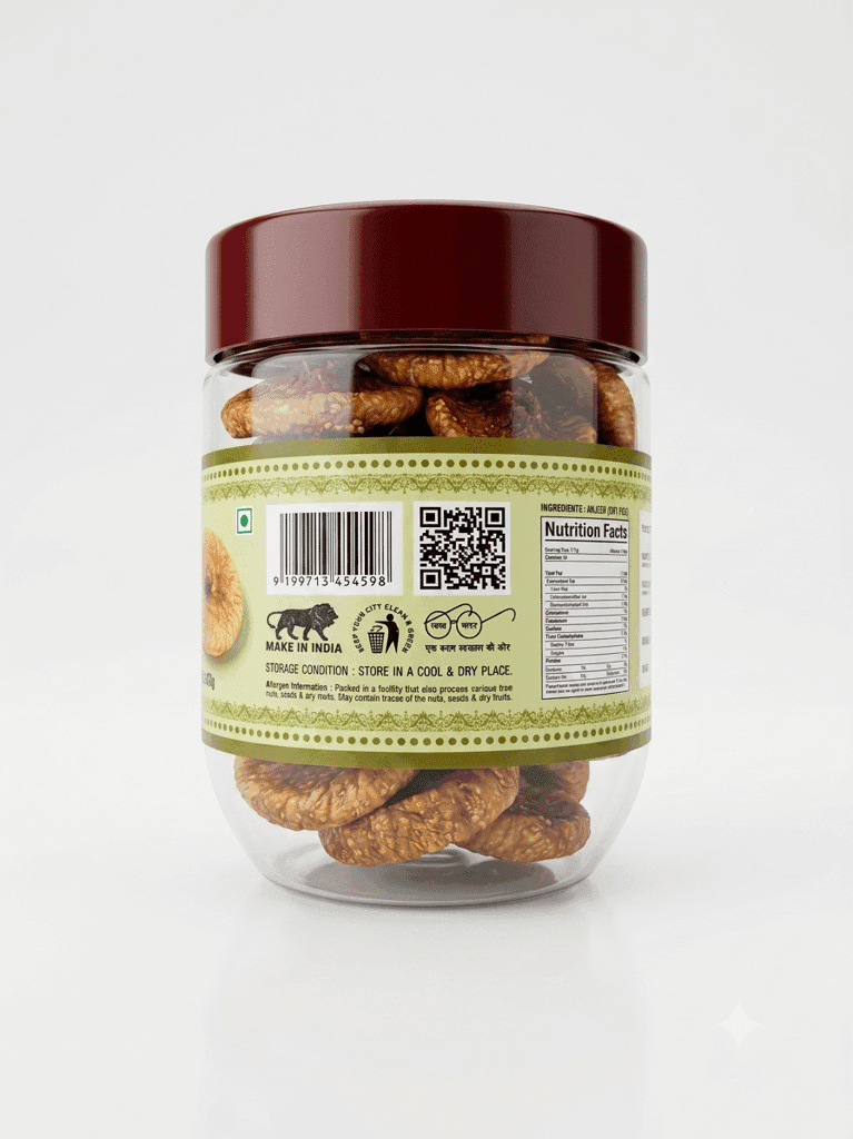 Premium Afghan Dried Figs | Natural Sweetness & Chewy | 250g view 2