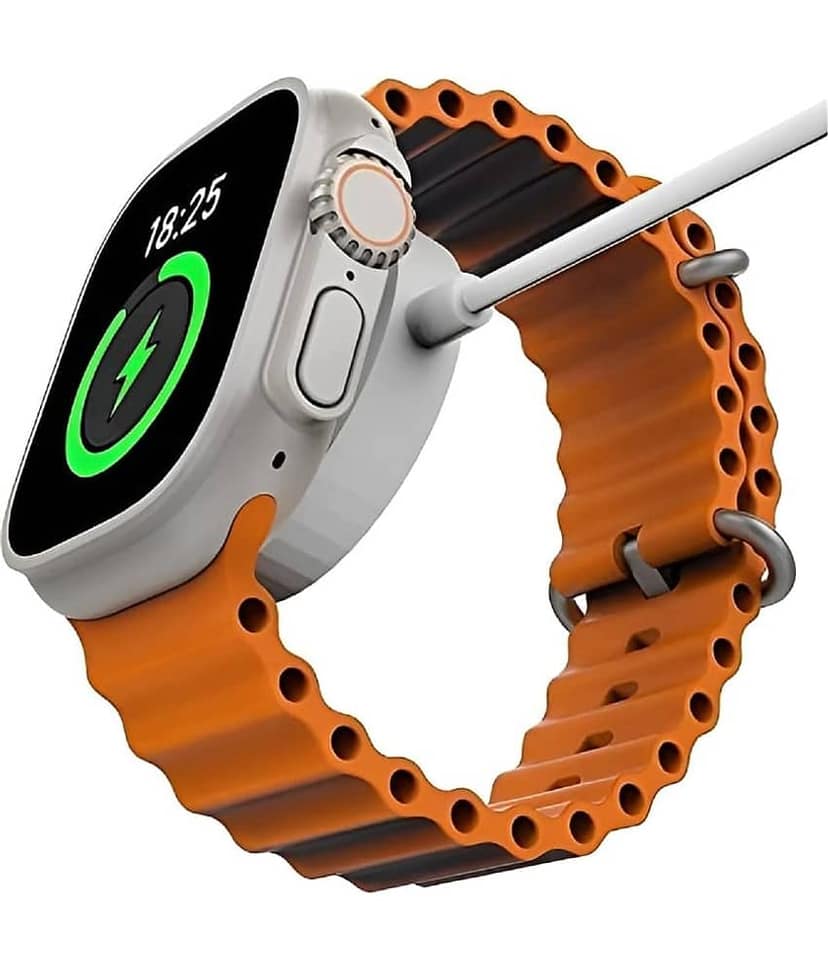 Life Like Ultra BT Calling Orange Smart Watch view 2